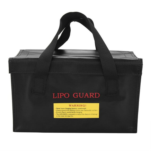 Sonew Sac à Lipo Antidéflagrant, Sac de Sécurité pour Batterie à Lipo Antidéflagrant, Sacs de Rangement pour Batteries Rechargeables, Sac à Batterie Antidéflagrant