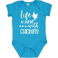 thumbnail image 3 of Inktastic Life is Better with Chickens Boys or Girls Baby Bodysuit, 3 of 5
