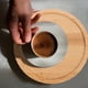thumbnail image 4 of ColoMX Bandejas de madera para servir, bandejas redondas, platos de madera, plato rústico para servir comida, aperitivos y frutas, 2 uds., 4 of 8