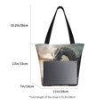 thumbnail image 2 of Defioc Swordsman Cool Dragon Print Tote Bag for Women,Shoulder Bag with Zipper Casual Tote's Handbag Big Capacity Shoulder Bag with Inner Pocket Fit for Shopping,Office,Travel, 2 of 7