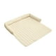 thumbnail image 2 of Pet Sofa Cushion | Plush Dog Cat Sleeping Nest | Solid Color Pet Bed | Raised Back Support | Non-Slip Washable Furniture Protector | 75x75cm | Beige Gray Khaki Green | 1 Pack, 2 of 6