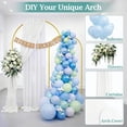 thumbnail image 4 of EMART Metal Arch Backdrop Stand Set of 2 (7.2ft/6ft) with 8 Ground Nails & 2 Carry Bag for Wedding Decor, Baby Shower, Birthday Party, 4 of 9