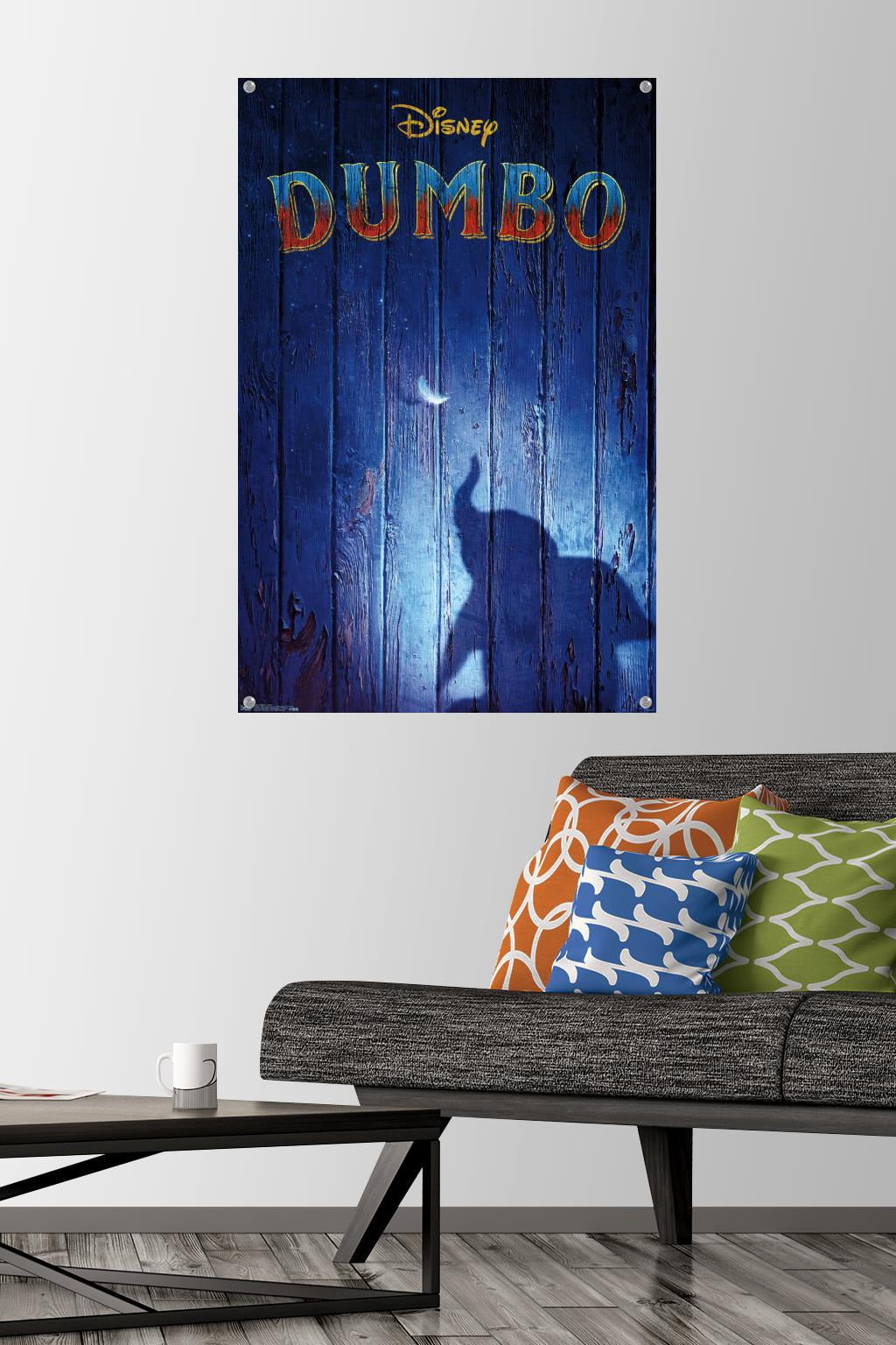 Disney Dumbo - Teaser Wall Poster with Push Pins, 22.375" x 34"