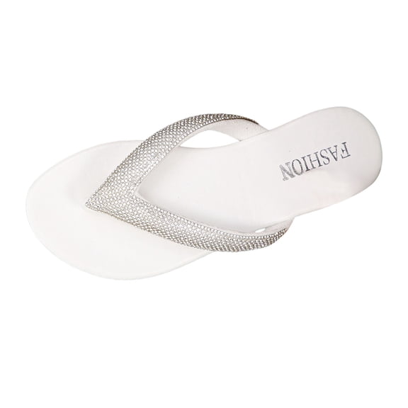 ibiyuan Orthopedic Flip Flops Women Thong Sandals for Women Wide Non- Rubber Sole Slippers for Women Indoor Dressy House Shoes