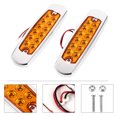 thumbnail image 4 of 2pcs 12 LED Light Marker Light Side Marker 12-24V Lámpara de camión para camioneta, 4 of 6