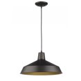 thumbnail image 2 of Alcove 1-Light Oil-Rubbed Bronze Pendant With Antique Gold Interior Shade, 2 of 3