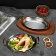 thumbnail image 2 of Stainless Steel Elliptical Plate Creative Golden Fish Plate H8R7 G9F8 U3H5, 2 of 8