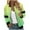 Yellow, variant on ChaoHeng Womens Jackets and Coats Clearance New Trendy,Women's Casual Fashion Gradient Pocket Zipper Top Jacket(Yellow,M)