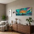 thumbnail image 2 of Large Tree of Life Canvas Wall Art, Abstract Canvas Prints Fantasy Landscape Paintings, Oversized Nature Pictures Artwork for Modern Home Decoration, 2 of 7