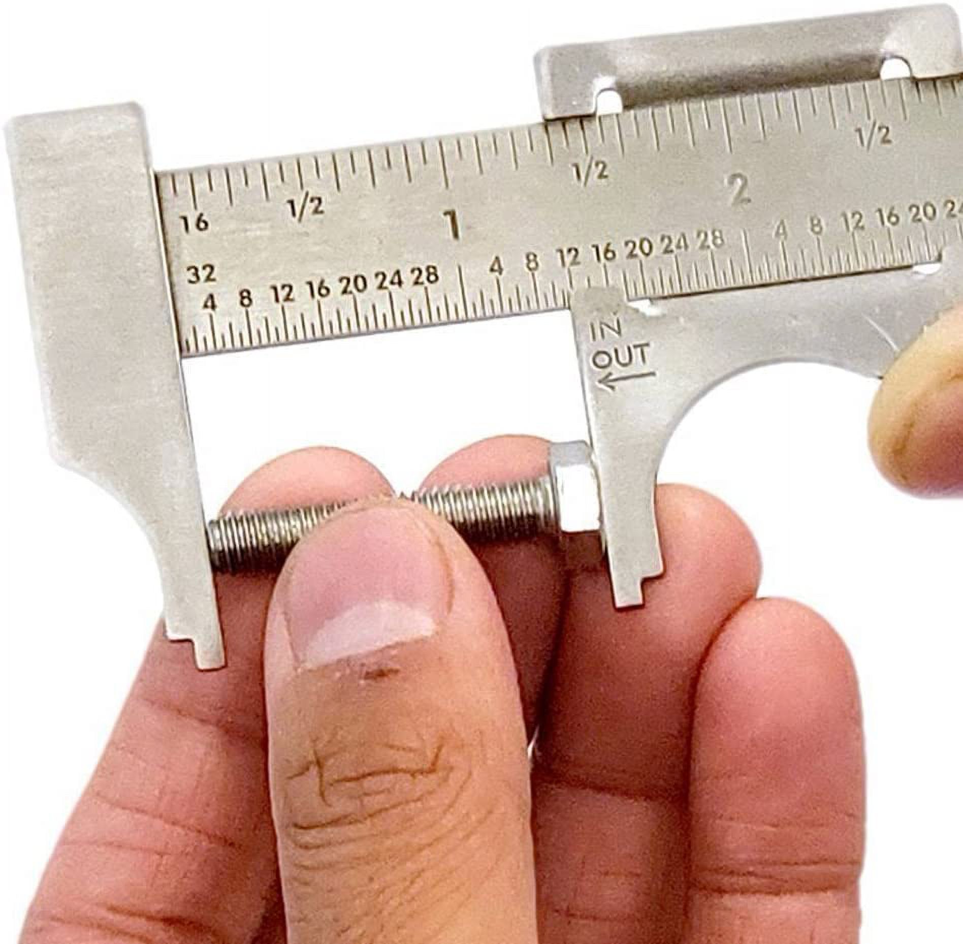 Slide Caliper #729, 16th and 32nd Graduation, 0 to 4-Inch Range, Inside and Outside Measurement