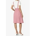 thumbnail image 4 of TheMogan Robe Midi Dos Nu Plissée en Lin pour Femmes avec Bretelles et Poches, 4 of 7
