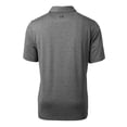 thumbnail image 3 of Men's Cutter & Buck Heather Charcoal Sacramento River Cats Forge Heathered Stretch Polo, 3 of 3