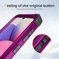 thumbnail image 6 of for Samsung Galaxy A32 5G Back Case, Phone Case Heavy Duty 2 in 1 Rugged Shockproof Protection Hybrid Hard PC Bumper Drop Protective Silicone for Girls Women Boys Men for A32 5G, Purple, 6 of 7