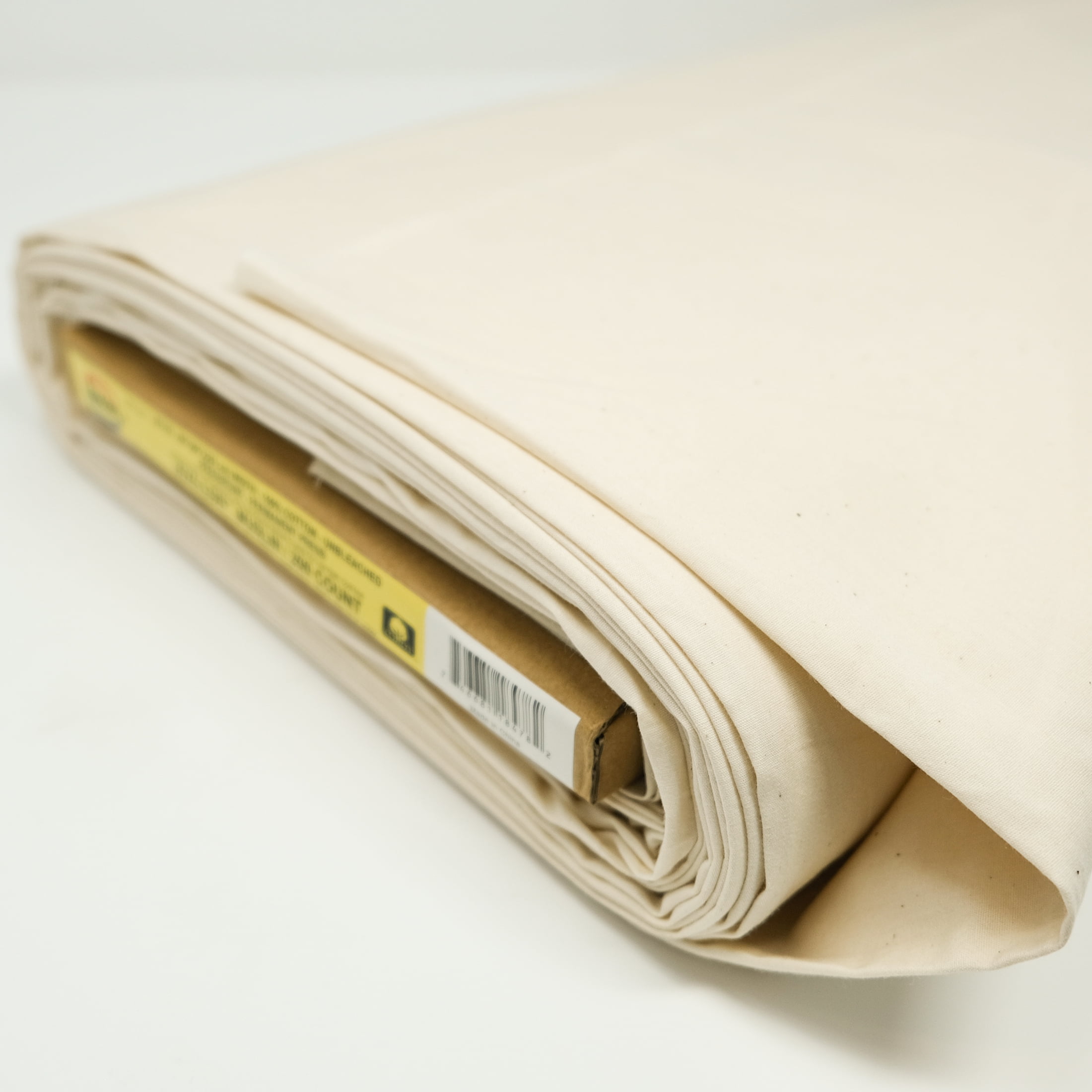 Roc-Lon 90”Bleached Ava-Lon 200 Count Permanent Press - 5 Yard Cut