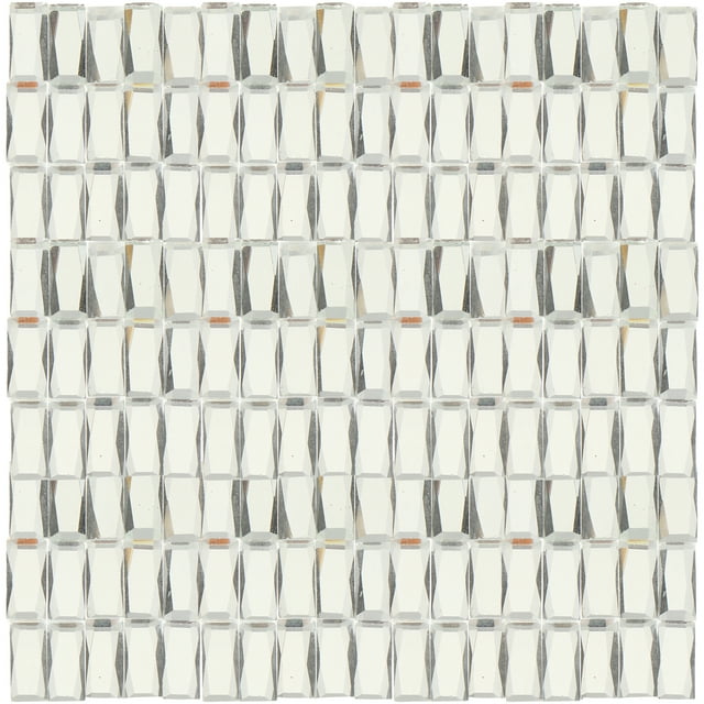Miangastore Charmes en Verre Cristal Blanc Flatback 400 Pcs 0.4X0.2in