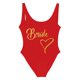 thumbnail image 4 of MKLEKYY Trajes De Baños Women Fashion Letter Print Piece Swimsuit Sexy Bikini Swimwear Bathing Sleeveless Backless Swimsuit 830, 4 of 4