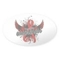 thumbnail image 1 of CafePress - Vasculitis Awareness 16 - Sticker (Oval), 1 of 1