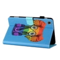 thumbnail image 5 of SaniMore Full Protective Case for Samsung Galaxy Tab A8 Case 10.5" 2022 SM-X200/X205, PU Leather Case Magnetic Clasp Card Slot Pen Holder Anti-slip Strip Auto Wake/Sleep Kickstand, Colorful Elephant, 5 of 9