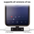 thumbnail image 2 of Headphone Adapter For Iphone 8, Music Headphone Adapter For Iphone 8/8 Plus / X / 7/7 Plus / Xs / Xs Max / Xr Headphone Adapter 3 In 1 With Charge, Call And Music Function (Black), 2 of 4