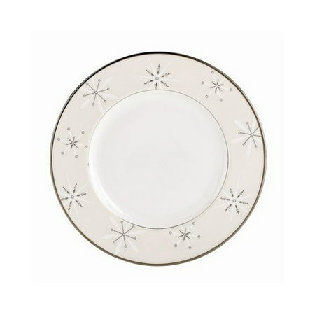 Lenox Federal Platinum Dinner Plate - Lenox Federal Platinum Snowflake Accent Plate