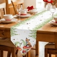 thumbnail image 2 of Table Runners 90 Inches Long, Pastoral Mushroom Fox Cotton Linen Kitchen Dining Coffee Table Runner for Party Home Decor, Watercolor Eucalyptus Botanical Tabletop Dresser Scarves Runner 13x90 Inch, 2 of 9
