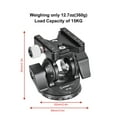 thumbnail image 2 of SUNWAYFOTO DT-03S Tilt Head for Monopod and Tripod 33lbs(30KG) Load Capacity, 2 of 9