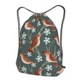thumbnail image 3 of XMXT Unisex Drawstring Backpack for Women Men, Birds and Plants Waterproof Gym Bag String Bags for Shopping Sport Travel, s, 3 of 8