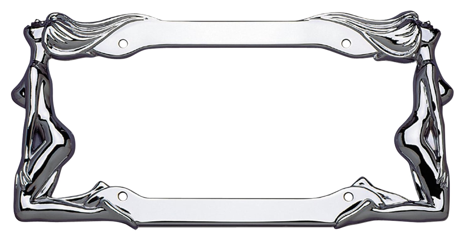 Cruiser Accessories 20230 Twins License Plate Frame, Chrome Walmart