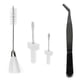 thumbnail image 2 of Cuadros Decorativos Juego de limpieza para máquina de coser, 4 Uds., destornillador, pinzas, Kit de cepillos de doble punta Tmvgtek embutido en tela, 2 of 9