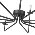thumbnail image 3 of Millennium Lighting  Marceline 8/10 Chandelier Ceiling Light 10 - Matte Black, 3 of 6