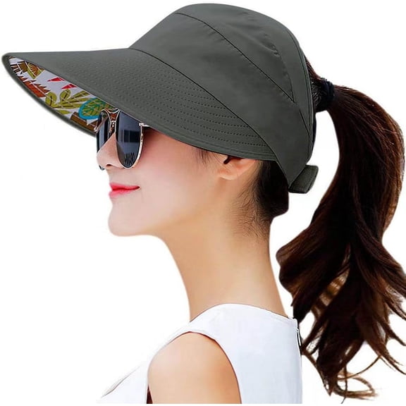 YooGuoGuo Sun Hats for Women Wide Brim UV Protection Sun Hat Summer Beach Packable Visor