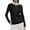 Black, variant on Antinious Womens Half Zip Cropped Pullove Long Sleeve Solid Casual Tops,Winter Sweatshirt for Women,Going Out Tops for Women,Black,XXL