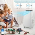 thumbnail image 2 of SamyoHome 12000BTU Portable Air Conditioner Auto Shut Off, and Dehumidifier Function, 2 of 9