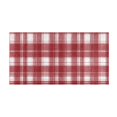 thumbnail image 2 of Dailycode Red and White Plaid Bathroom Rugs Non Slip Absorbent Soft Plush Quick Dry Bath Mat, 39"x20", 2 of 8