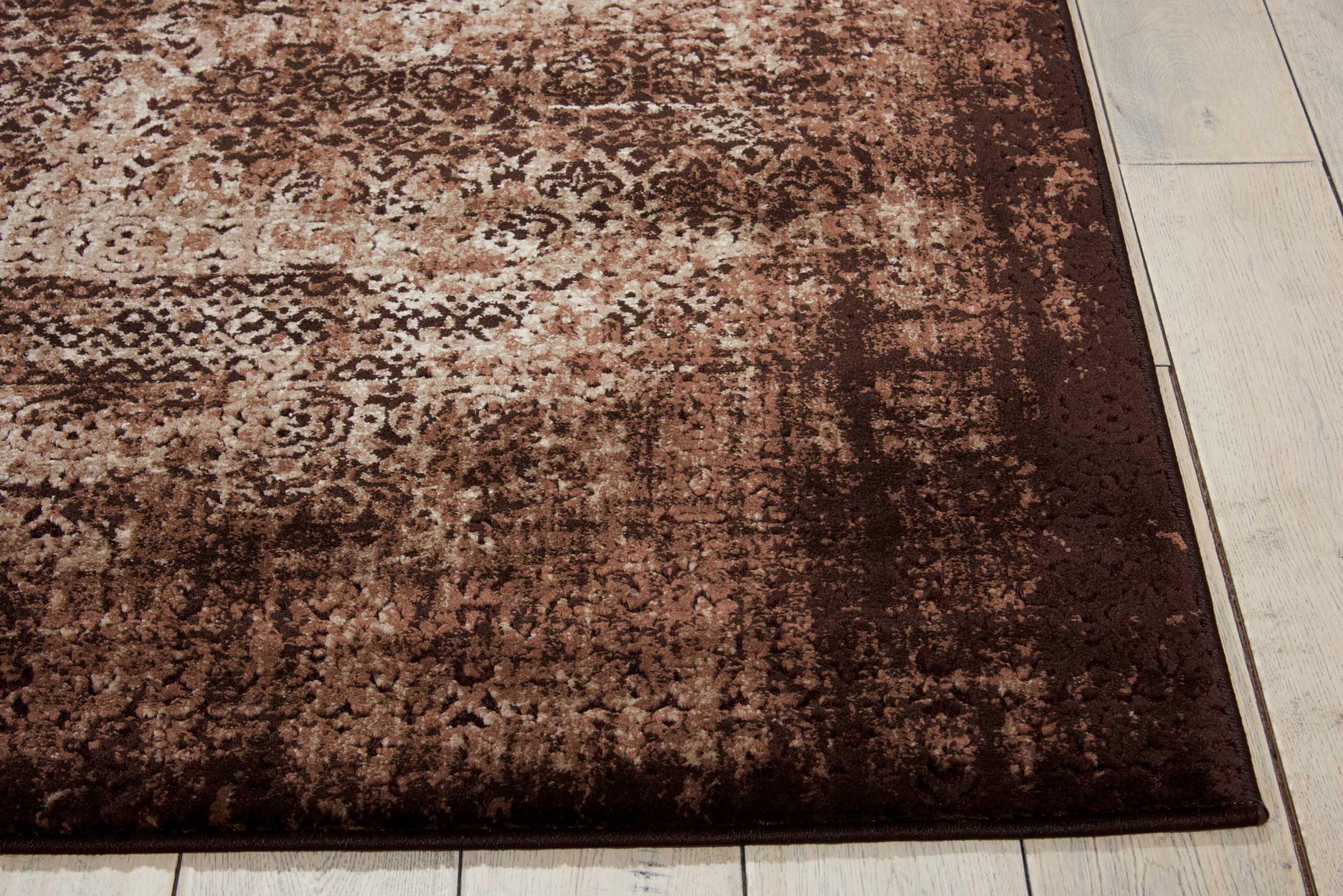 Nourison Karma Damask Ash Area Rug