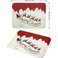 thumbnail image 2 of Christmas Moose Dish Drying Mat 16x18 Inch Cute Christmas Elk Drying Mat for Kitchen Counter Xmas Winter Santa Claus Absorbent Reversible Microfiber Dishes Pad Dish Drainer Mats Kitchen Accessories, 2 of 6