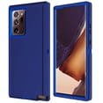 thumbnail image 2 of For Samsung Galaxy Note20 5G Heavy Duty Shockproof Armor Protective Hybrid Case Cover With Clip Blue/Blue, 2 of 6
