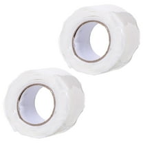 Masteelf 2 Rolls Sticky Waterproof Tape 100.00X2.50X0.10CM White