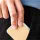 thumbnail image 5 of Juego de tarjetas en blanco escritas a mano con anillo de hierro | Bloc de notas recargable de hojas sueltas | 3 Colores Blanco Verde Rosa | Organizador de notas portátil y reutilizable | 5.5x9cm |, 5 of 6