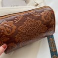 thumbnail image 5 of Bolso cilíndrico retro de estilo chino de moda para mujer, bolso bandolera de un solo hombro, bolso cilíndrico en relieve, 5 of 5