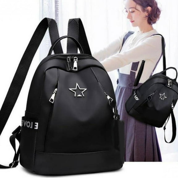 Women Is Lightweight Backpack Avoid Theft Backpack Travel Backpack Water-repellent Backpack Casual Common Outdoor Camping Large Capacity Backpack Black