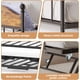 thumbnail image 3 of Brown tamaño individual daybed con trundle: sturdy metal frame, foldable design, estilizado para cabecero para sala de estar, dormitorio, y guest room, 3 of 7