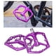 thumbnail image 5 of Pedales planos para bicicleta de montaña MTB de aleación de aluminio con rodamiento sellado y antideslizante Púrpura, 5 of 9