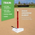thumbnail image 4 of GoSports Baseball & Softball 22 à 37 Pouces Hauteur Réglable Rubber Battement Tee, 4 of 6