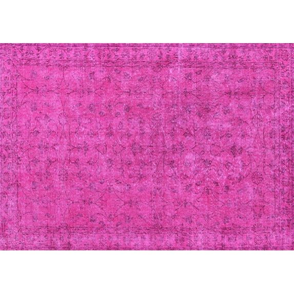 Ahgly Company Indoor Rectangle Persian Pink Bohemian Area Rugs, 8' x 10'
