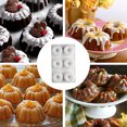 thumbnail image 3 of Moldes Donas para Hornear 6 Cavidades Silicona Diy Herramientas Antiadherentes (3pcs), 3 of 9