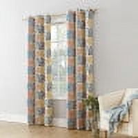 Mainstays Grommet Top Blackout Curtain Panel, 1 Panel, Beige Leaf, 40" W x 63" L