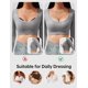 thumbnail image 5 of Sujetador inalámbrico Vertvie Jelly Push Up Plunge Nude, talla L, 5 of 7