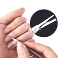thumbnail image 3 of 10 Pcs Cuticle Trimmer Remover Pusher Dead Skin Callus Removal Fork Dead skin fork Brown, 3 of 5