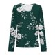 thumbnail image 5 of Ailaofu Long Sleeve Shirts for Women Fall Fashion Basic Trendy V-neck Floral Printed Casual Tops, 5 of 5